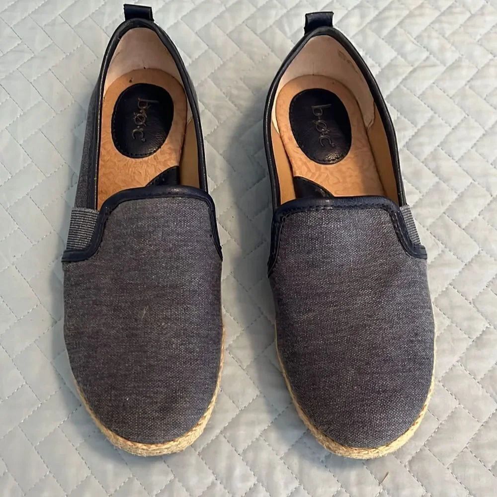 BOC denim like slip ons. size 7
